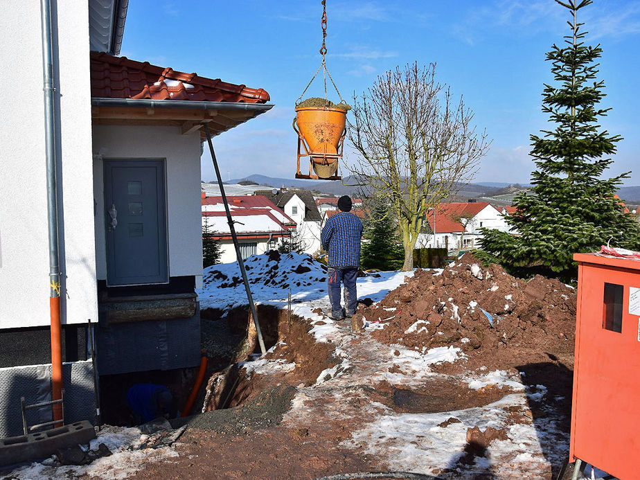 Renovierungsarbeiten am Pfarrhaus der Katholischen Kirchengemeinde Zierenberg